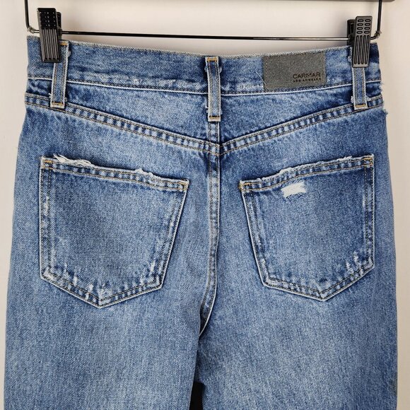 NWT LF Carmar High Rise Torne Marietta Cut Out Distressed Jeans sz 25 - Picture 7 of 11